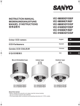 Sanyo VCC-9100INCP/INSP User manual