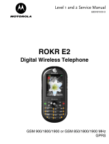 Motorola ROKR E2 User manual