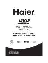 Haier PDVD770 User manual