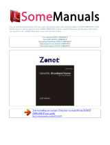 Zonet ZSR0104CP User manual