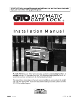 GTO Automatic Gate Lock Installation guide