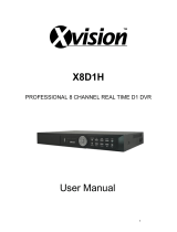 Xvision X8D1H User manual