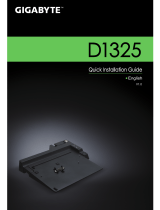 Gigabyte D1325 Quick Installation Manual