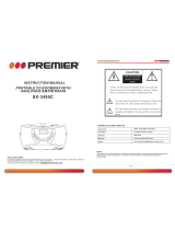 Premier SX-3495C User manual