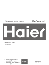 Haier HWM65-728A User manual