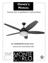 Monte Carlo Fan Company 5AGR56XXD series Owner's manual