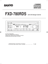 Sanyo FXD-780RDS Operating Instructions Manual