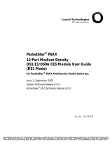 Lucent Technologies PacketStar PSAX DS1/E1/DS0A CES Module User manual