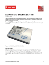 Lenovo Intel P4500 Entry User manual