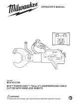 Milwaukee M18 HCC75R User manual