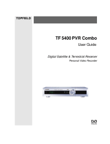 Topfield TF 5400 PVR User manual
