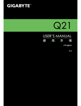 Gigabyte Q21 User manual