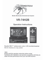 Soundstream VR-74H2B Operation Instructions Manual