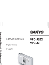 Sanyo VPC-J2EX User manual
