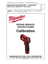 Milwaukee 2266-20 Laser TEMP-GUN Calibration Manual