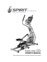 Spirit XG400 e-Glide Trainer Owner's manual