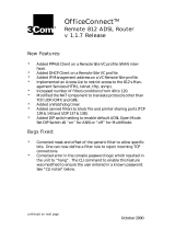3com OfficeConnect 812 Release note