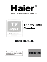 Haier TDC1314S User manual
