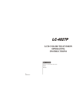 Haier LC-4087P User manual