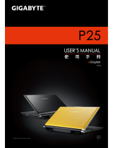 Gigabyte P25K User manual