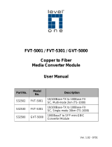 LevelOne FVT-5301 User manual