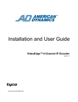 American Dynamics VideoEdge User manual