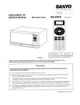 Sanyo EM-X600S Supplement Of Service Manual