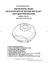 Durabrand 60 SECOND ESP PLUS CD-915 Operating Instructions Manual