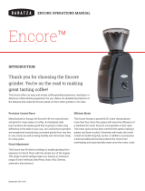 Baratza Encore Owner's manual