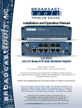 Broadcast Tools 2x16 DA/RJ Owner's manual