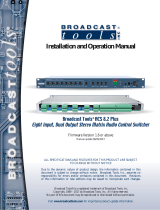 Broadcast Tools Matrix Plus Owner's manual