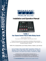 Broadcast Tools ProMix 4 Owner's manual