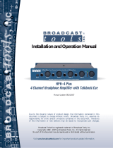 Broadcast Tools HPA-4 Plus Owner's manual