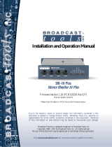 Broadcast Tools Silence Monitor III Plus Owner's manual