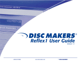 Disc Makers Reflex Max 1 (CD Model) Owner's manual