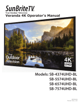 SunBriteTV SB-4374UHD-BL Owner's manual