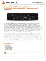 Atlona AT-OME-ST31A Installation guide