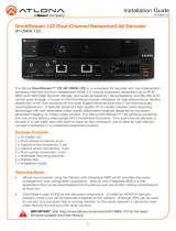 Atlona AT-OMNI-122 Installation guide