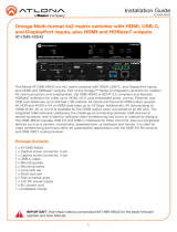 Atlona AT-OME-MS42 Installation guide