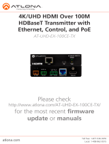 Atlona AT-UHD-EX-100CE-TX User manual