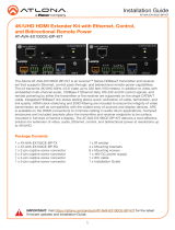 Atlona AT-AVA-EX100CE-BP-KIT Owner's manual