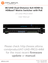 Atlona AT-UHD-PRO3-88M Owner's manual