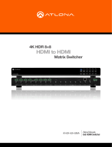 Atlona AT-HDR-H2H-44MA Owner's manual