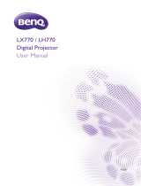 BenQ LH770 User manual