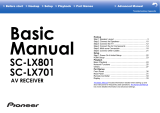 Pioneer SC-LX701 Owner's manual