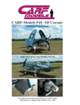 Carf-Models F4U-1D Corsair Owner's manual