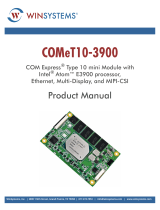 WinSystems COMeT10-3900 User manual