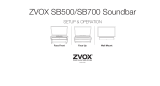 Zvox Audio SB500 User manual