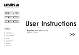 Unika A-800 Owner's manual