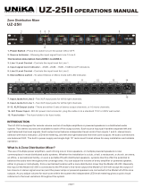 Unika UZ-25II Owner's manual